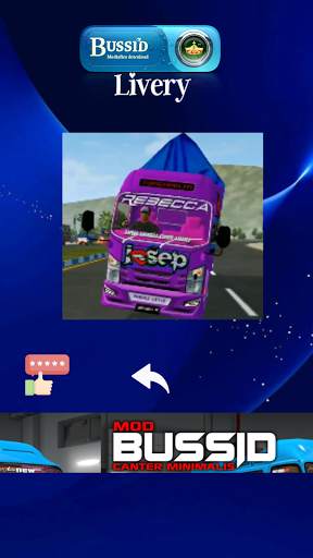 Mod Bussid Canter Minimalis screenshot 6