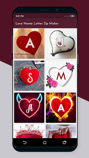Love Name Letter DP Maker 2023 screenshot 3