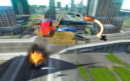 Flying Car  Fighting Transformation Robot screenshot 1