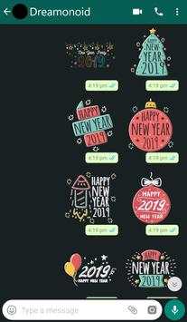 WhatsApp New Year Sticker - WAStickerApps screenshot 6