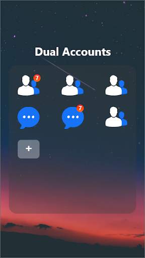 Multi Accounts For Facebook & Messenger, Dual App 1 تصوير الشاشة