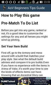 AoV  Tutorial Tips screenshot 5