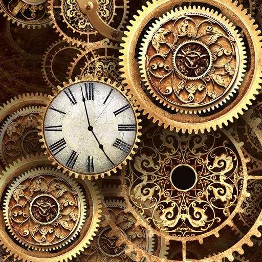 FREE Gold Clock Live Wallpaper 2.01