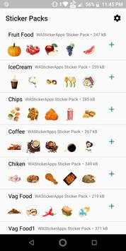 WAStickerApps Food Sticker Pack for WhatsApp screenshot 1