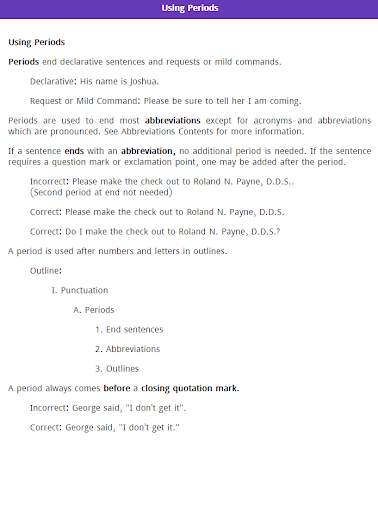Punctuation Rules screenshot 5