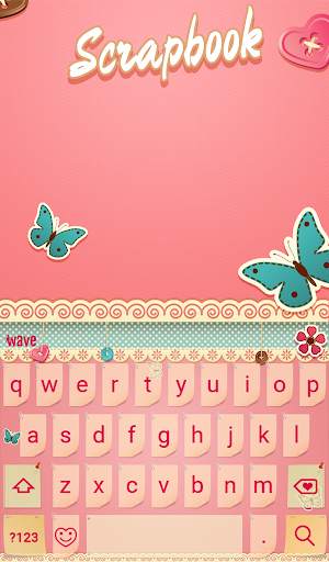 Scrapbook Animated Keyboard स्क्रीनशॉट 2