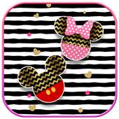 Cute Mouse Glitter bow Theme 1.1.7