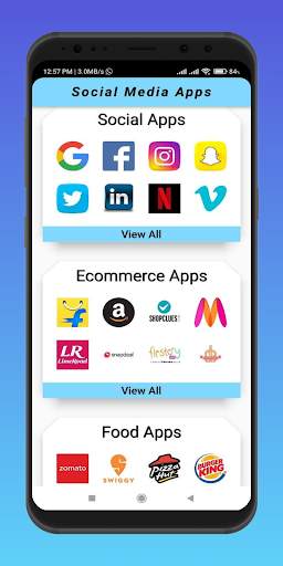 All social media apps screenshot 1