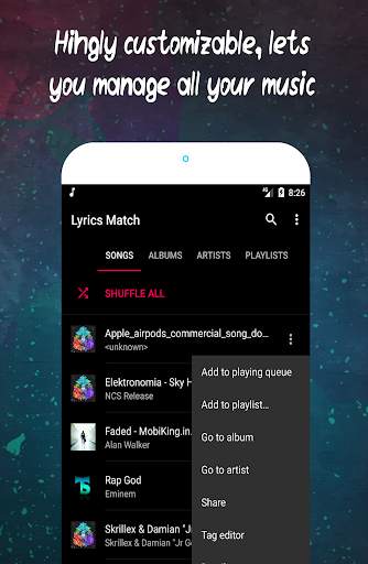 Tunifi Music Player screenshot 5