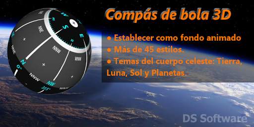 Compás De Bola 3D y fondo de pantalla animado screenshot 1