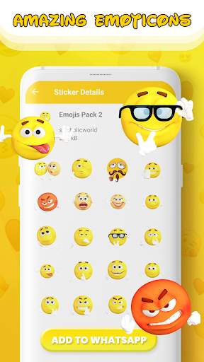 Emoji Love Sticker 2021 - Couple WAStickerApps screenshot 3
