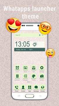 Launcher theme for Whatsapp screenshot 1