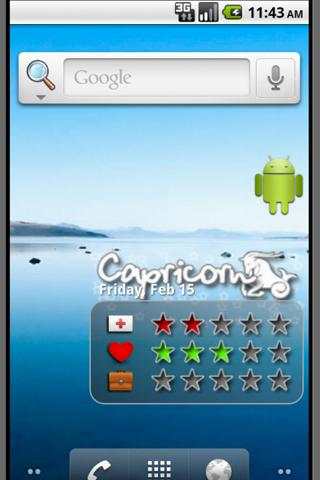 Daily Horoscope Widget FREE screenshot 1