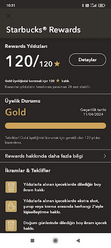 Starbucks Türkiye screenshot 2