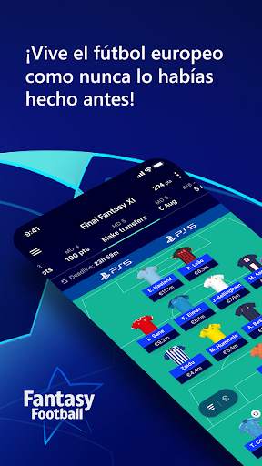 UEFA Gaming: Fantasy Football screenshot 1