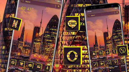 London Evening Launcher Theme screenshot 4