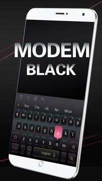 Modem Black Keyboard screenshot 1