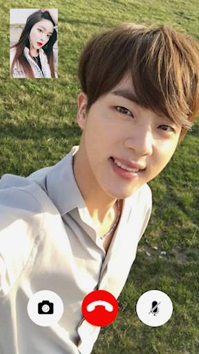 Call with BTS - Fake Video BTS Idol screenshot 1
