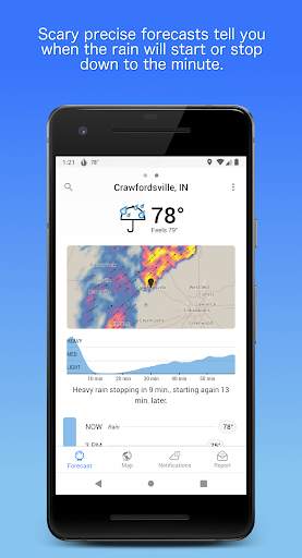 Dark Sky - Hyperlocal Weather скриншот 1