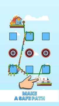 Rope Puzzle: Stickman Rescue screenshot 2