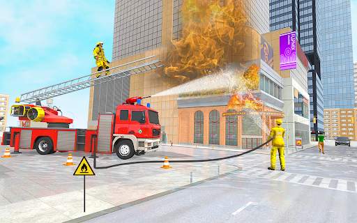 911 Rescue Fire Truck 3D Sim screenshot 3