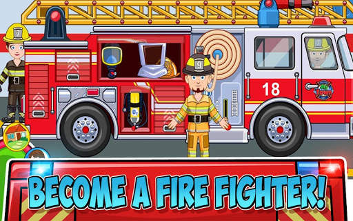 My Town : Fire station Rescue screenshot 3