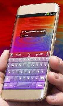 Purply hats AiType Theme screenshot 1