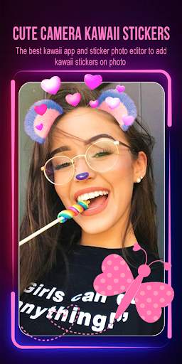 Cute Camera Kawai Stickers screenshot 4