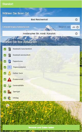 Berchtesgadener Land Abfall-App screenshot 2