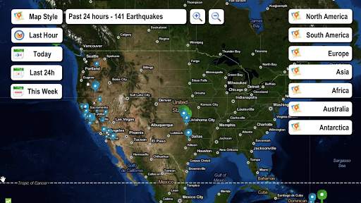 Live Earthquake Map screenshot 1