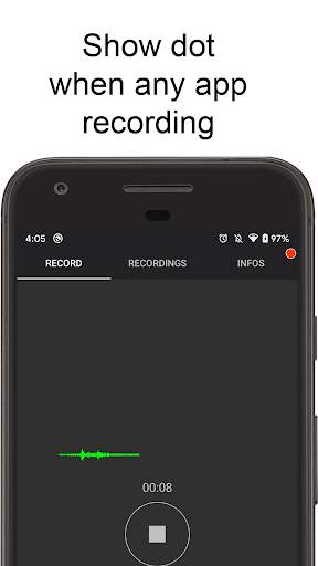 Access Dots - Camera, GPS, Mic screenshot 3