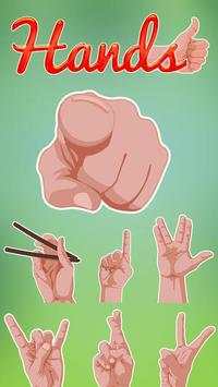 Keyboard Sticker Hand Emotes screenshot 1