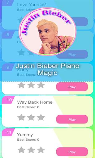 Justin Bieber Holy: Dream Music Piano magic screenshot 3