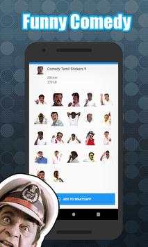 Tamil Comedy Stickers for WhatsApp - WAStickerApp screenshot 2