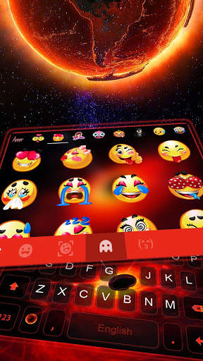 Galaxy Black Hole 3D Keyboard Theme screenshot 3