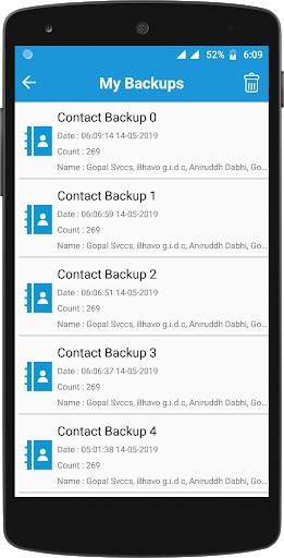 Contacts Backup And Restore screenshot 3
