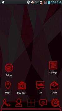 Next Launcher - Red Theme screenshot 1