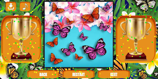 Butterfly jigsaw puzzle screenshot 3