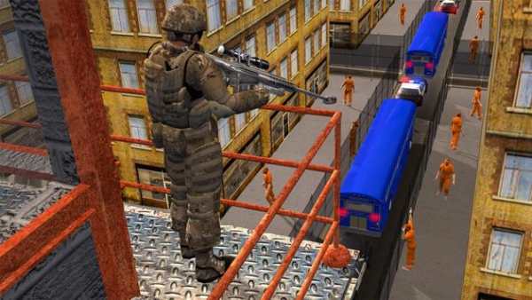 Army Bus Prisoner Transport 2019 screenshot 4