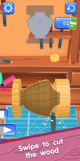 Woodturning 3D Lathe Simulator - Wood Turning screenshot 1