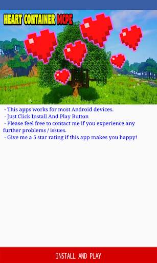 Heart Containers for Minecraft PE screenshot 3
