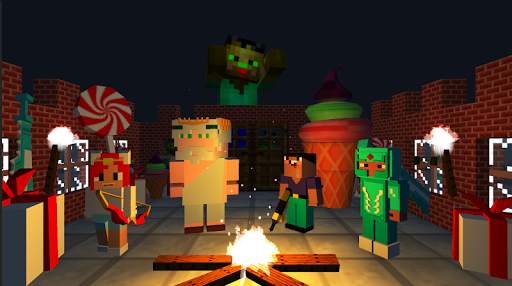 Zombie Monster school 2 Noob Vs Hacker screenshot 2