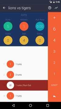 Cricket Scorer screenshot 2
