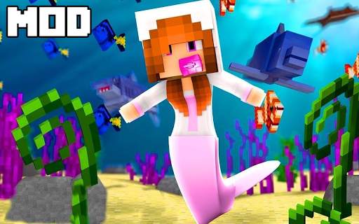 Mermaid Mod for Minecraft 2021 screenshot 2