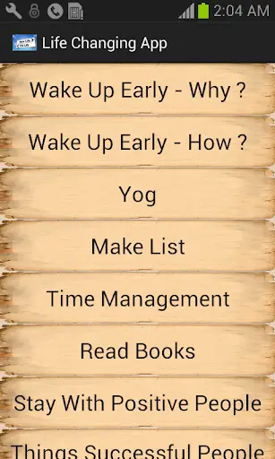 Life Changing App 2 تصوير الشاشة