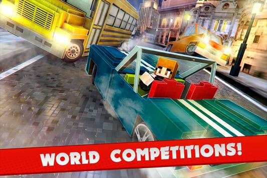 Blocky Car Driving Simulator screenshot 2