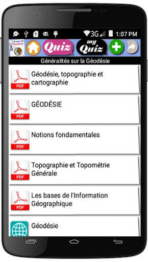 Cours de Geodesie screenshot 1