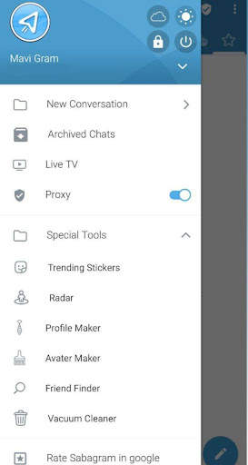 Mavi Gram Messenger screenshot 2