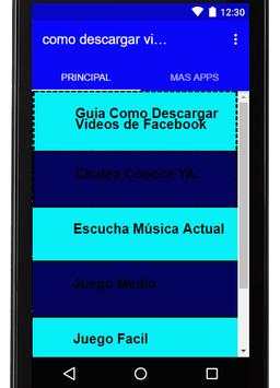 Como Descargar Videos de Facebook Gratis screenshot 3