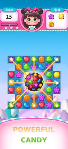 Candy jewel witch match 3 saga screenshot 4